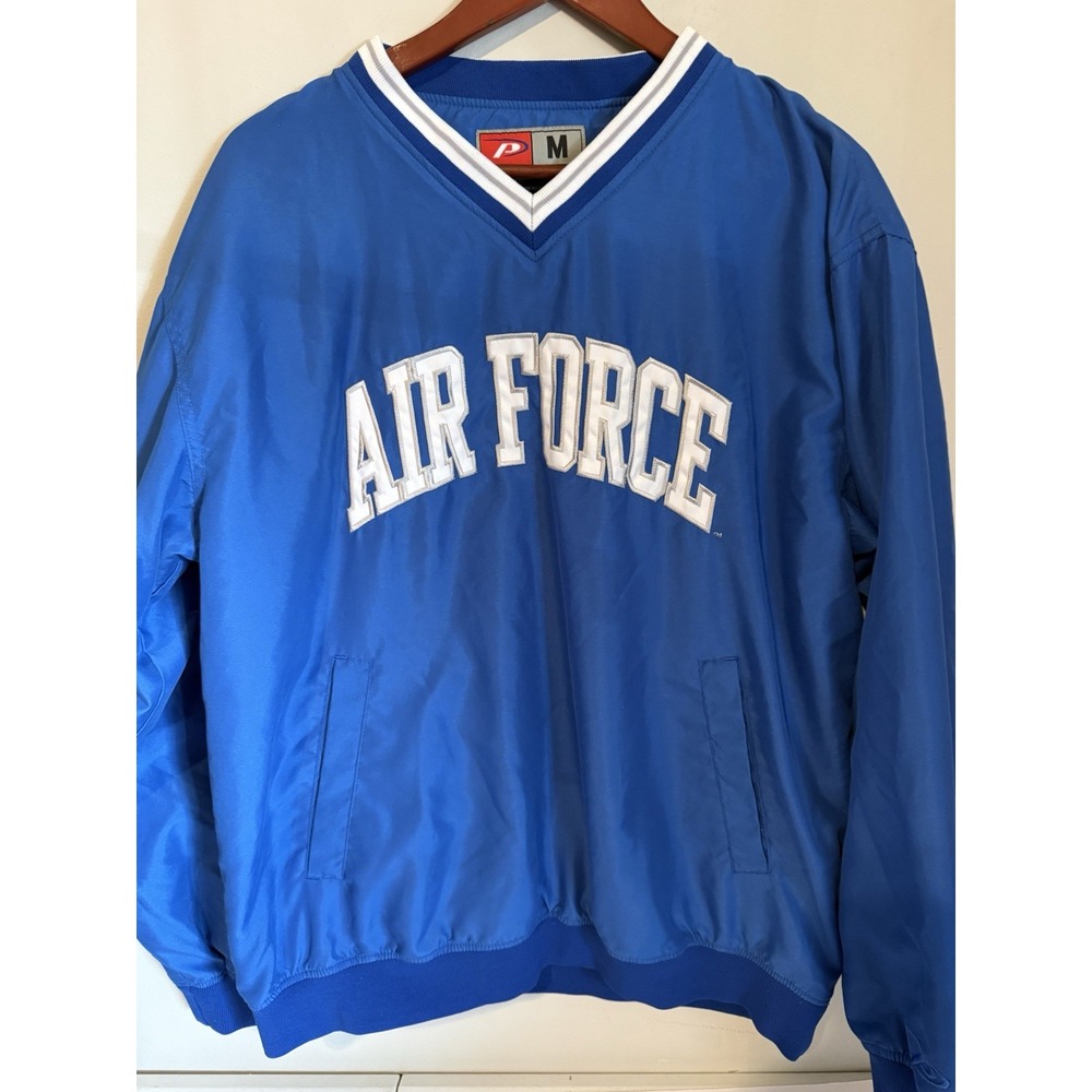 Vintage Air Force Pro Player Blue Windbreaker. Size Medium